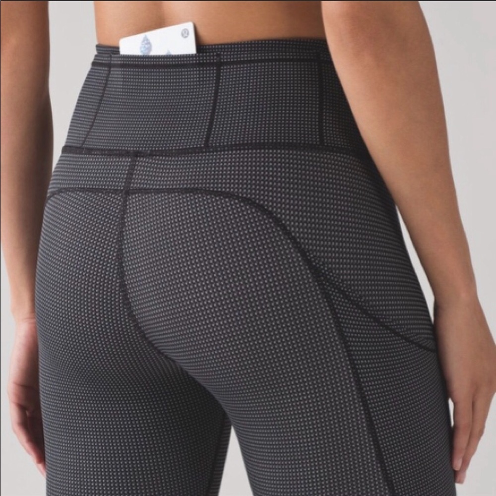 Lululemon Fast And Free 7/8 Tight Teeny Check